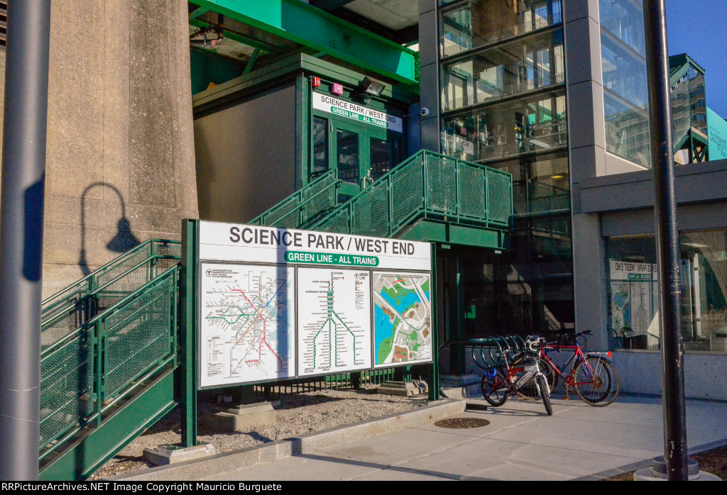 Boston Subway Science Park Station